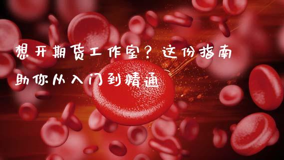 想开期货工作室？这份指南助你从入门到精通_https://cj002.lansai.wang_会计问答_第1张