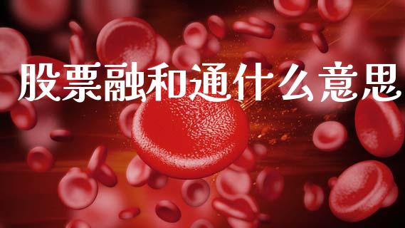 股票融和通什么意思_https://cj002.lansai.wang_理财问答_第1张