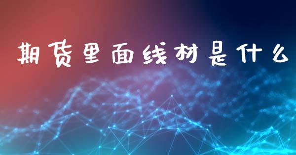 期货里面线材是什么_https://cj002.lansai.wang_保险问答_第1张