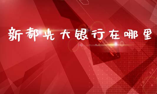 新都光大银行在哪里_https://cj002.lansai.wang_理财问答_第1张
