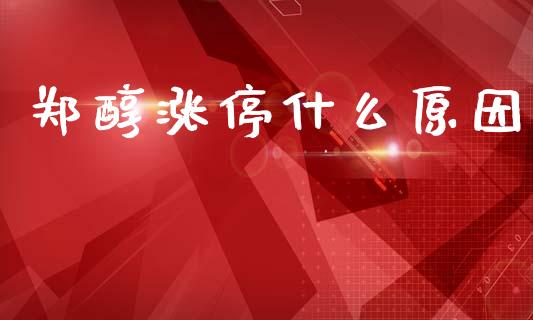 郑醇涨停什么原因_财经百问_第1张_财经百问网 郑醇涨停什么原因_https://cj002.lansai.wang_财经百问_第1张