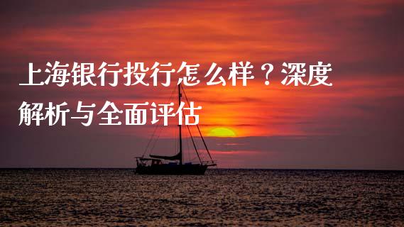 上海银行投行怎么样？深度解析与全面评估_https://cj002.lansai.wang_金融问答_第1张