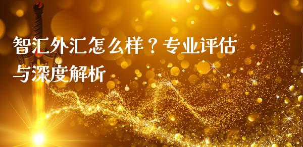 智汇外汇怎么样？专业评估与深度解析_https://cj002.lansai.wang_财经百问_第1张