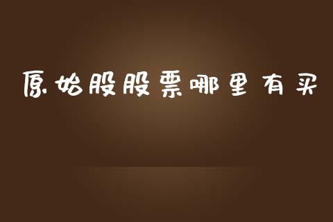 原始股股票哪里有买_https://cj002.lansai.wang_财经百问_第1张