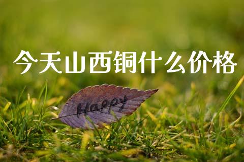 今天山西铜什么价格_https://cj002.lansai.wang_金融问答_第1张