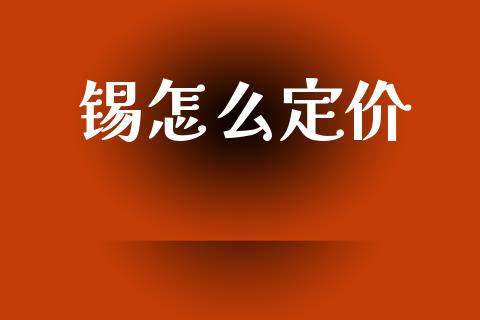 锡怎么定价_https://cj002.lansai.wang_保险问答_第1张