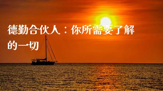 德勤合伙人：你所需要了解的一切_https://cj002.lansai.wang_财经百问_第1张