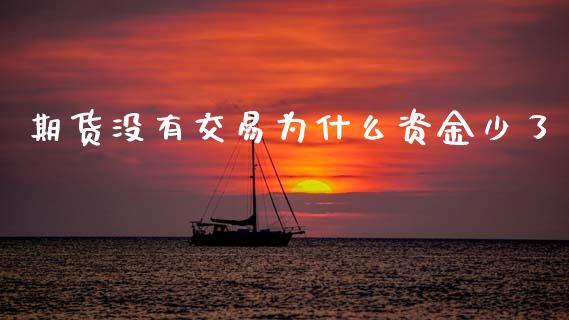 期货没有交易为什么资金少了_https://cj002.lansai.wang_财经百问_第1张