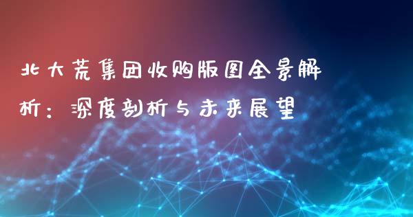 北大荒集团收购版图全景解析：深度剖析与未来展望_https://cj002.lansai.wang_期货问答_第1张