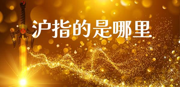 沪指的是哪里_https://cj002.lansai.wang_股市问答_第1张