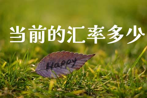 当前的汇率多少_https://cj002.lansai.wang_财经问答_第1张