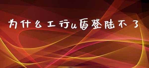 为什么工行u盾登陆不了_https://cj002.lansai.wang_理财问答_第1张