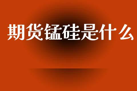 期货锰硅是什么_https://cj002.lansai.wang_金融问答_第1张