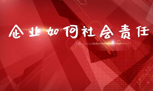 企业如何社会责任_https://cj002.lansai.wang_金融问答_第1张
