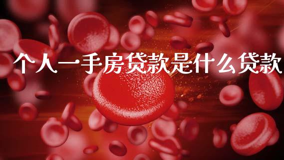 个人一手房贷款是什么贷款_https://cj002.lansai.wang_金融问答_第1张