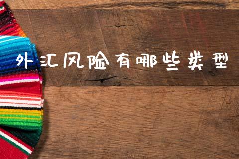 外汇风险有哪些类型_https://cj002.lansai.wang_财经问答_第1张