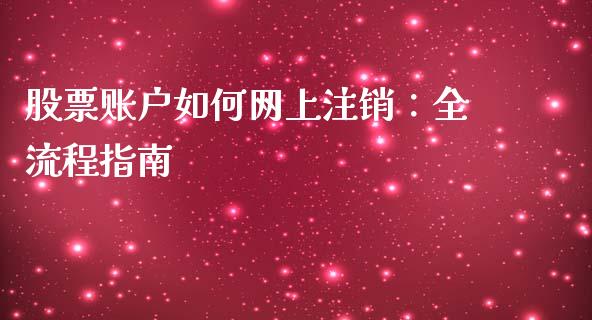 股票账户如何网上注销:全流程指南_金融问答_第1张_财经百问网 股票账户如何网上注销:全流程指南_https://cj002.lansai.wang_金融问答_第1张