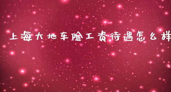 上海大地车险工资待遇怎么样_https://cj002.lansai.wang_保险问答_第1张