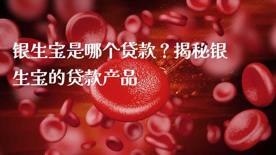 银生宝是哪个贷款？揭秘银生宝的贷款产品_https://cj002.lansai.wang_股市问答_第1张