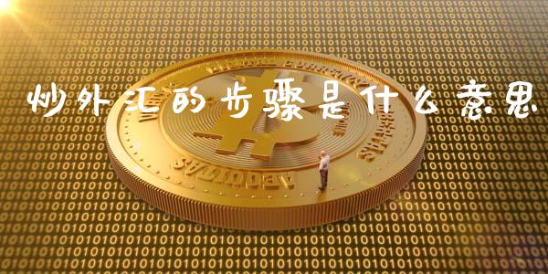 炒外汇的步骤是什么意思_https://cj002.lansai.wang_财经问答_第1张