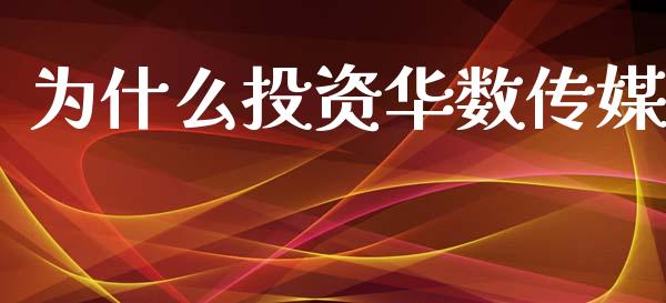 为什么投资华数传媒_https://cj002.lansai.wang_股市问答_第1张