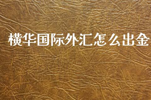 横华国际外汇怎么出金_https://cj002.lansai.wang_财经问答_第1张