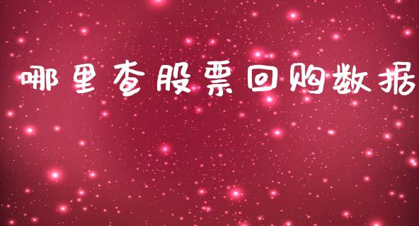 哪里查股票回购数据_https://cj002.lansai.wang_会计问答_第1张