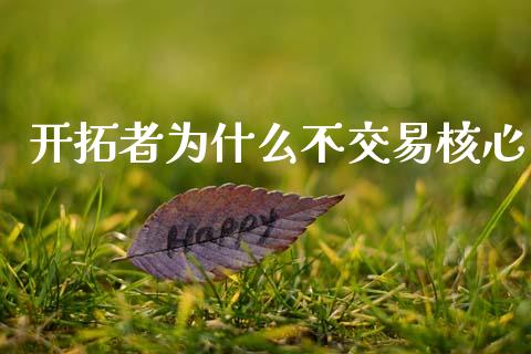 开拓者为什么不交易核心_https://cj002.lansai.wang_会计问答_第1张