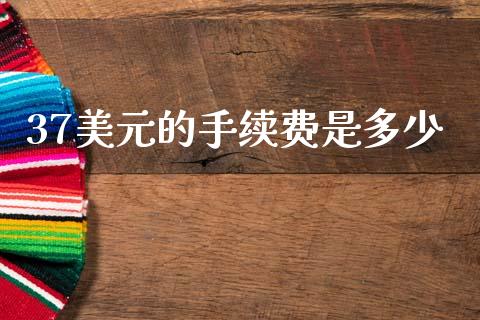 37美元的手续费是多少_https://cj002.lansai.wang_财经百问_第1张