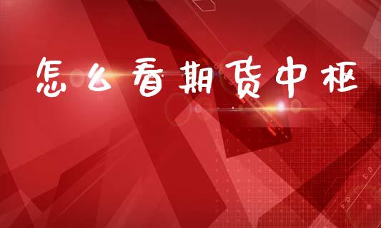 怎么看期货中枢_https://cj002.lansai.wang_财经问答_第1张