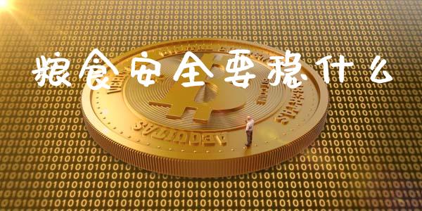 粮食安全要稳什么_https://cj002.lansai.wang_财经问答_第1张