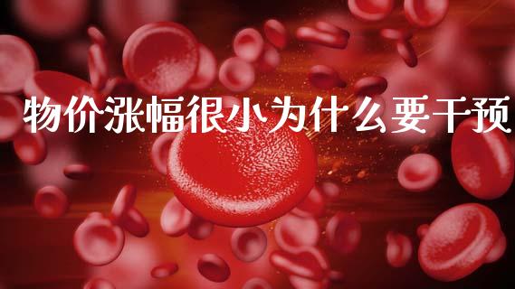 物价涨幅很小为什么要干预_https://cj002.lansai.wang_金融问答_第1张