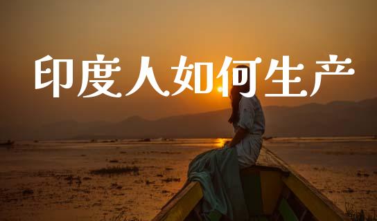 印度人如何生产_https://cj002.lansai.wang_财经问答_第1张
