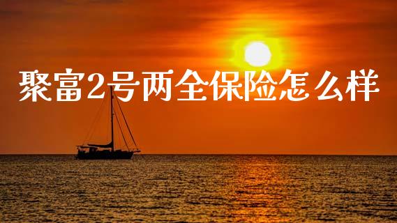 聚富2号两全保险怎么样_https://cj002.lansai.wang_理财问答_第1张