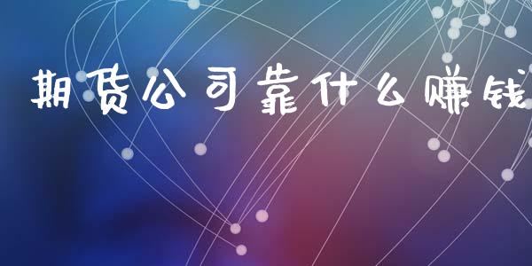 期货公司靠什么赚钱_https://cj002.lansai.wang_保险问答_第1张