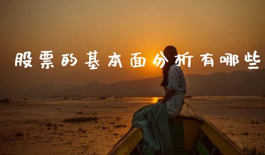 股票的基本面分析有哪些_https://cj002.lansai.wang_财经百问_第1张