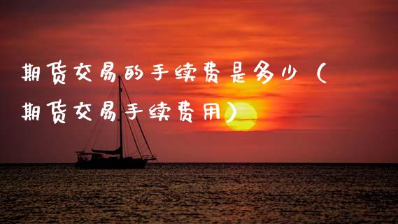 期货交易的手续费是多少（期货交易手续费用）_https://cj002.lansai.wang_财经百问_第1张