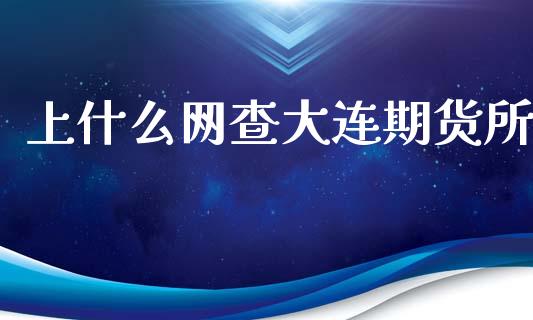上什么网查大连期货所_https://cj002.lansai.wang_股市问答_第1张