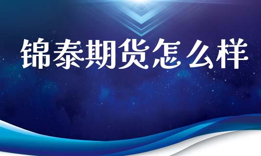 锦泰期货怎么样_https://cj002.lansai.wang_会计问答_第1张