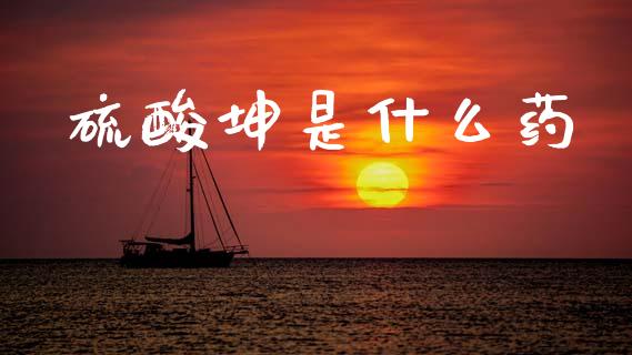 硫酸坤是什么药_https://cj002.lansai.wang_期货问答_第1张