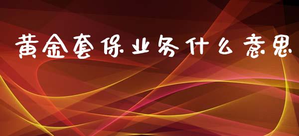 黄金套保业务什么意思_https://cj002.lansai.wang_理财问答_第1张