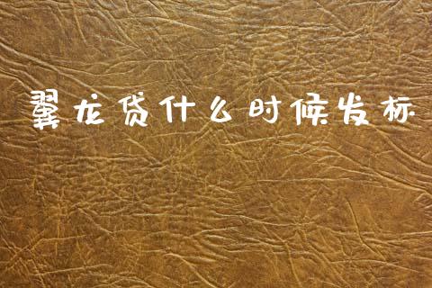 翼龙贷什么时候发标_https://cj002.lansai.wang_理财问答_第1张