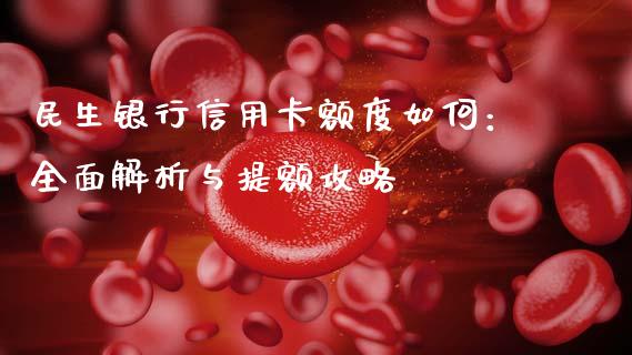 民生银行信用卡额度如何:全面解析与提额攻略_股市问答_第1张_财经百问网 民生银行信用卡额度如何:全面解析与提额攻略_https://cj002.lansai.wang_股市问答_第1张