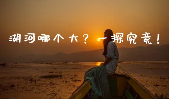 湖河哪个大？一探究竟！_https://cj002.lansai.wang_保险问答_第1张