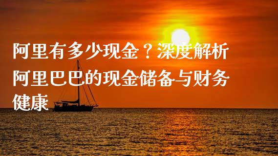 阿里有多少现金？深度解析阿里巴巴的现金储备与财务健康_https://cj002.lansai.wang_期货问答_第1张