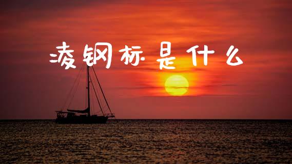 凌钢标是什么_https://cj002.lansai.wang_期货问答_第1张