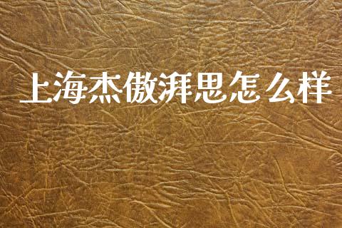 上海杰傲湃思怎么样_https://cj002.lansai.wang_财经问答_第1张
