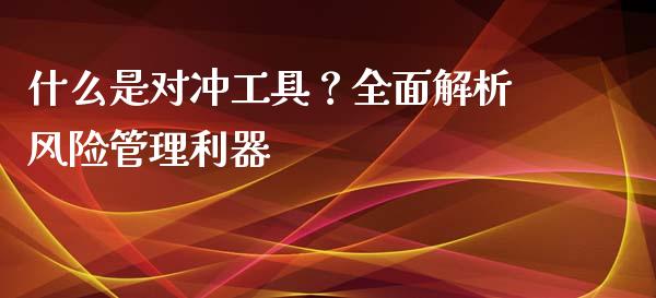 什么是对冲工具？全面解析风险管理利器_https://cj002.lansai.wang_金融问答_第1张