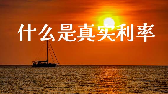 什么是真实利率_https://cj002.lansai.wang_会计问答_第1张