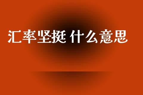 汇率坚挺 什么意思_https://cj002.lansai.wang_财经问答_第1张